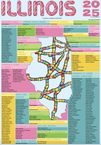 Illinois Map of Post-Graduation Plans for Class of 2025